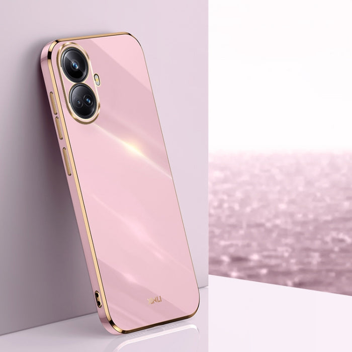 XINLI Straight 6D Plating Gold Edge TPU Funda para teléfono, For vivo iQOO 11 5G, For Realme 10 Pro 5G, For Realme 10 Pro+, For vivo Y02 4G, For Xiaomi Redmi K60, For Xiaomi Redmi K60E
