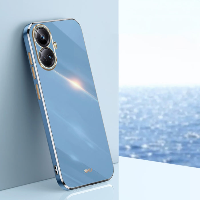 XINLI Straight 6D Plating Gold Edge TPU Funda para teléfono, For vivo iQOO 11 5G, For Realme 10 Pro 5G, For Realme 10 Pro+, For vivo Y02 4G, For Xiaomi Redmi K60, For Xiaomi Redmi K60E