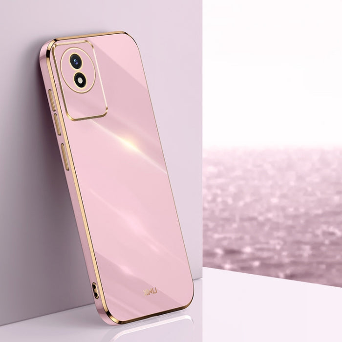 XINLI Straight 6D Plating Gold Edge TPU Funda para teléfono, For vivo iQOO 11 5G, For Realme 10 Pro 5G, For Realme 10 Pro+, For vivo Y02 4G, For Xiaomi Redmi K60, For Xiaomi Redmi K60E