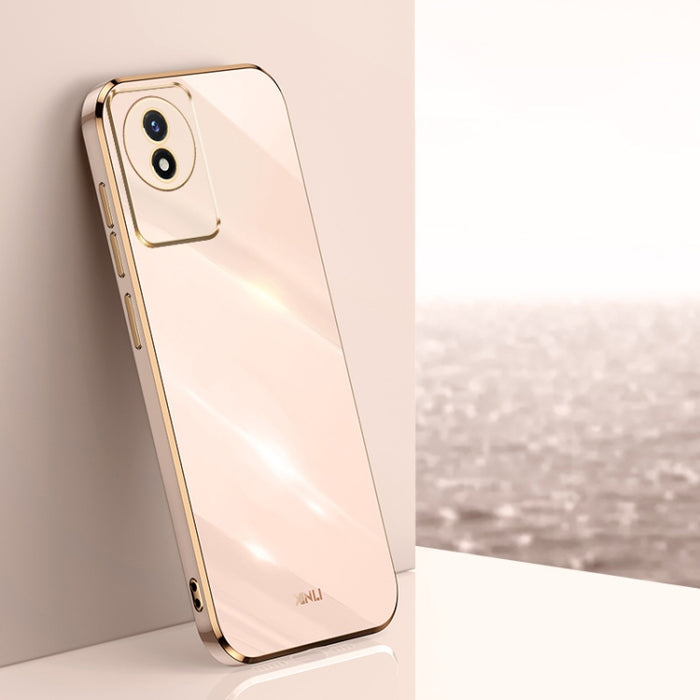 XINLI Straight 6D Plating Gold Edge TPU Funda para teléfono, For vivo iQOO 11 5G, For Realme 10 Pro 5G, For Realme 10 Pro+, For vivo Y02 4G, For Xiaomi Redmi K60, For Xiaomi Redmi K60E