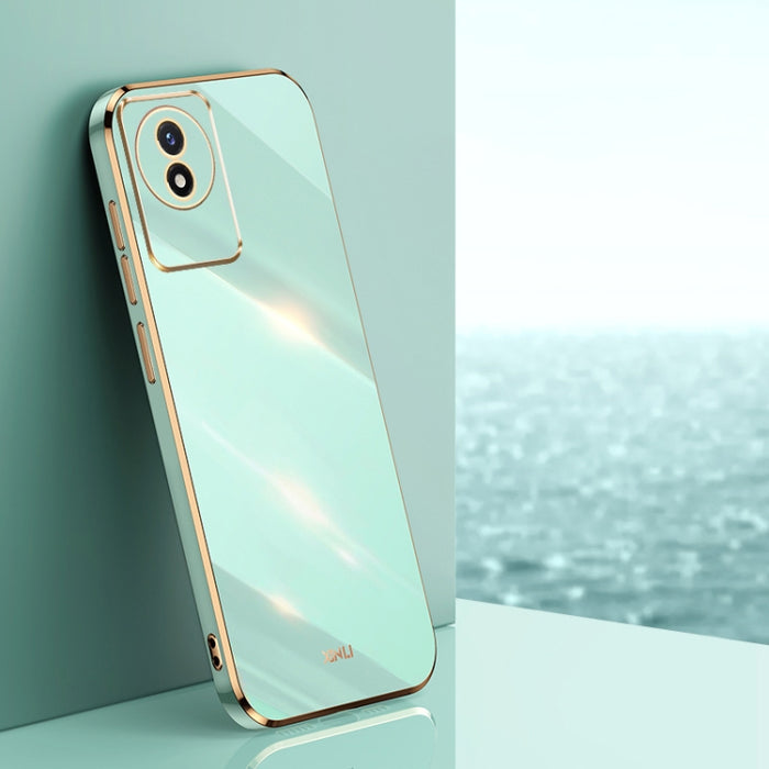 XINLI Straight 6D Plating Gold Edge TPU Funda para teléfono, For vivo iQOO 11 5G, For Realme 10 Pro 5G, For Realme 10 Pro+, For vivo Y02 4G, For Xiaomi Redmi K60, For Xiaomi Redmi K60E