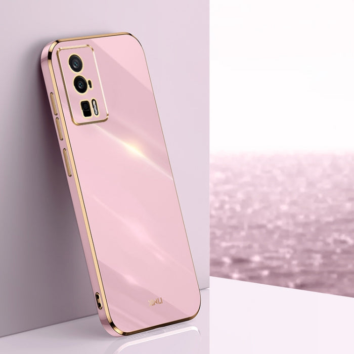 XINLI Straight 6D Plating Gold Edge TPU Funda para teléfono, For vivo iQOO 11 5G, For Realme 10 Pro 5G, For Realme 10 Pro+, For vivo Y02 4G, For Xiaomi Redmi K60, For Xiaomi Redmi K60E