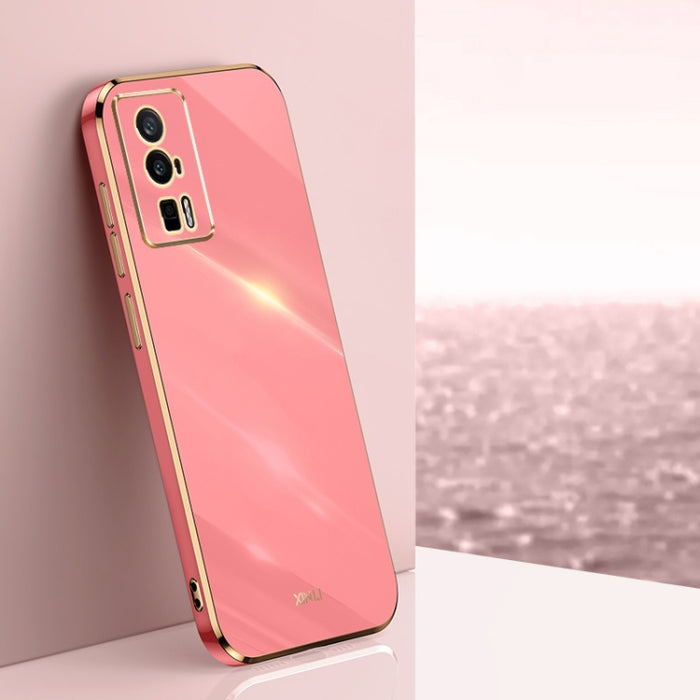 XINLI Straight 6D Plating Gold Edge TPU Funda para teléfono, For vivo iQOO 11 5G, For Realme 10 Pro 5G, For Realme 10 Pro+, For vivo Y02 4G, For Xiaomi Redmi K60, For Xiaomi Redmi K60E
