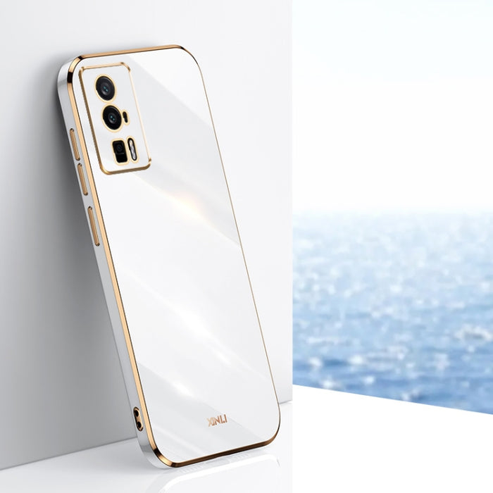 XINLI Straight 6D Plating Gold Edge TPU Funda para teléfono, For vivo iQOO 11 5G, For Realme 10 Pro 5G, For Realme 10 Pro+, For vivo Y02 4G, For Xiaomi Redmi K60, For Xiaomi Redmi K60E