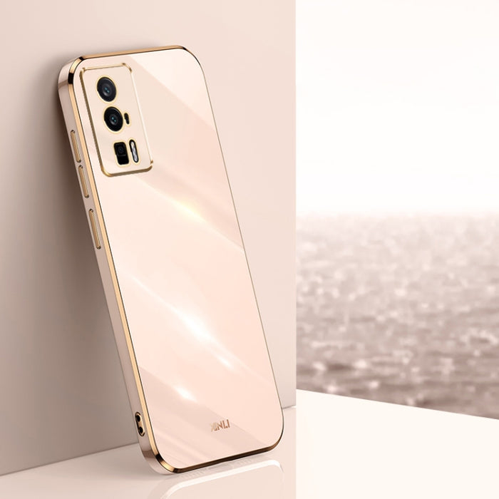 XINLI Straight 6D Plating Gold Edge TPU Funda para teléfono, For vivo iQOO 11 5G, For Realme 10 Pro 5G, For Realme 10 Pro+, For vivo Y02 4G, For Xiaomi Redmi K60, For Xiaomi Redmi K60E