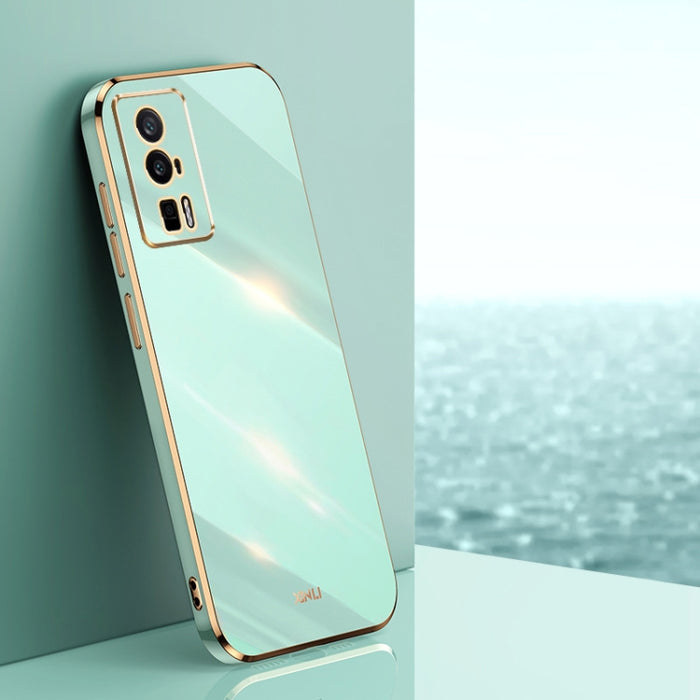 XINLI Straight 6D Plating Gold Edge TPU Funda para teléfono, For vivo iQOO 11 5G, For Realme 10 Pro 5G, For Realme 10 Pro+, For vivo Y02 4G, For Xiaomi Redmi K60, For Xiaomi Redmi K60E