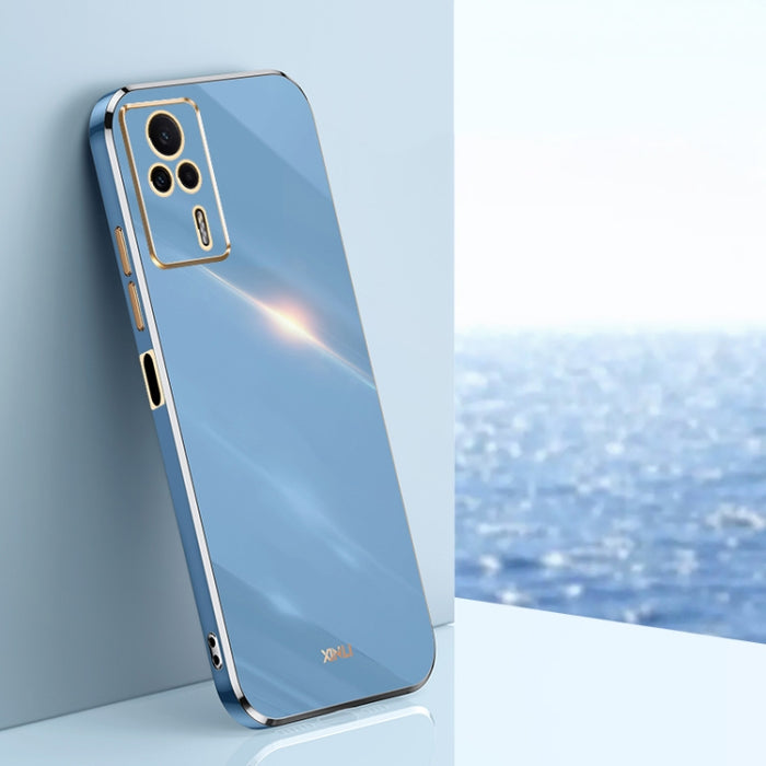 XINLI Straight 6D Plating Gold Edge TPU Funda para teléfono, For vivo iQOO 11 5G, For Realme 10 Pro 5G, For Realme 10 Pro+, For vivo Y02 4G, For Xiaomi Redmi K60, For Xiaomi Redmi K60E