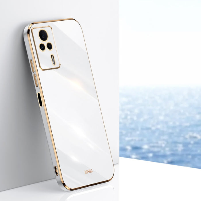 XINLI Straight 6D Plating Gold Edge TPU Funda para teléfono, For vivo iQOO 11 5G, For Realme 10 Pro 5G, For Realme 10 Pro+, For vivo Y02 4G, For Xiaomi Redmi K60, For Xiaomi Redmi K60E