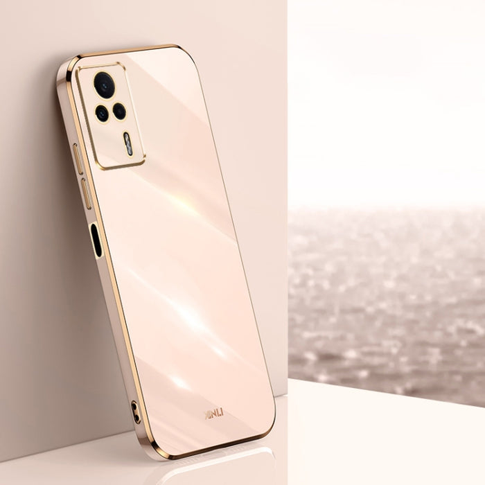 XINLI Straight 6D Plating Gold Edge TPU Funda para teléfono, For vivo iQOO 11 5G, For Realme 10 Pro 5G, For Realme 10 Pro+, For vivo Y02 4G, For Xiaomi Redmi K60, For Xiaomi Redmi K60E