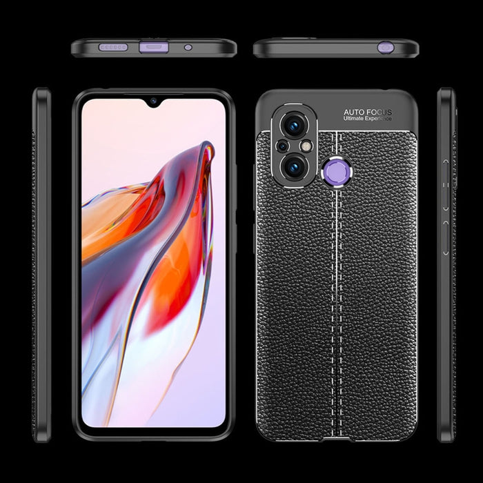 Funda de teléfono TPU a prueba de golpes con textura Litchi, For Xiaomi Redmi 12C, For Honor X9a, For OnePlus 11 5G