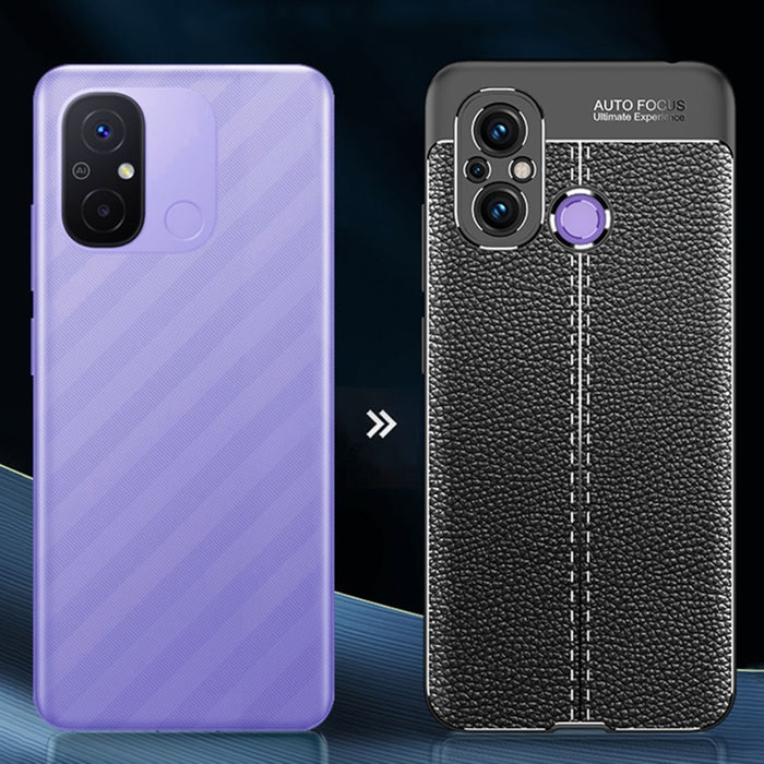 Funda de teléfono TPU a prueba de golpes con textura Litchi, For Xiaomi Redmi 12C, For Honor X9a, For OnePlus 11 5G