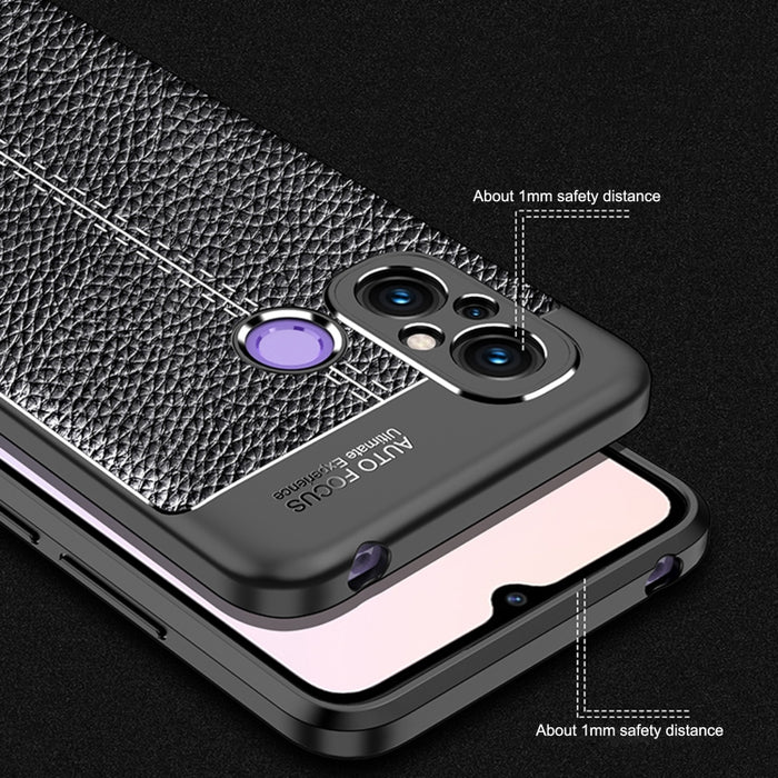 Funda de teléfono TPU a prueba de golpes con textura Litchi, For Xiaomi Redmi 12C, For Honor X9a, For OnePlus 11 5G