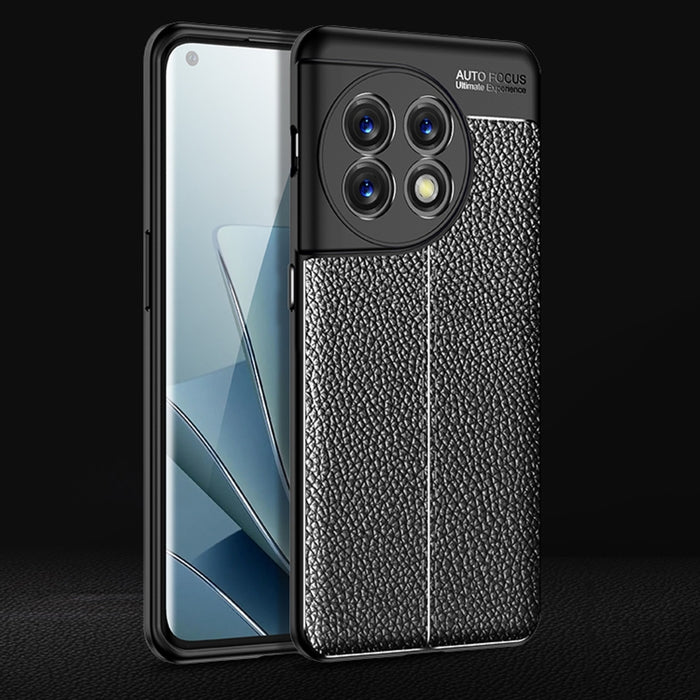 Funda de teléfono TPU a prueba de golpes con textura Litchi, For Xiaomi Redmi 12C, For Honor X9a, For OnePlus 11 5G