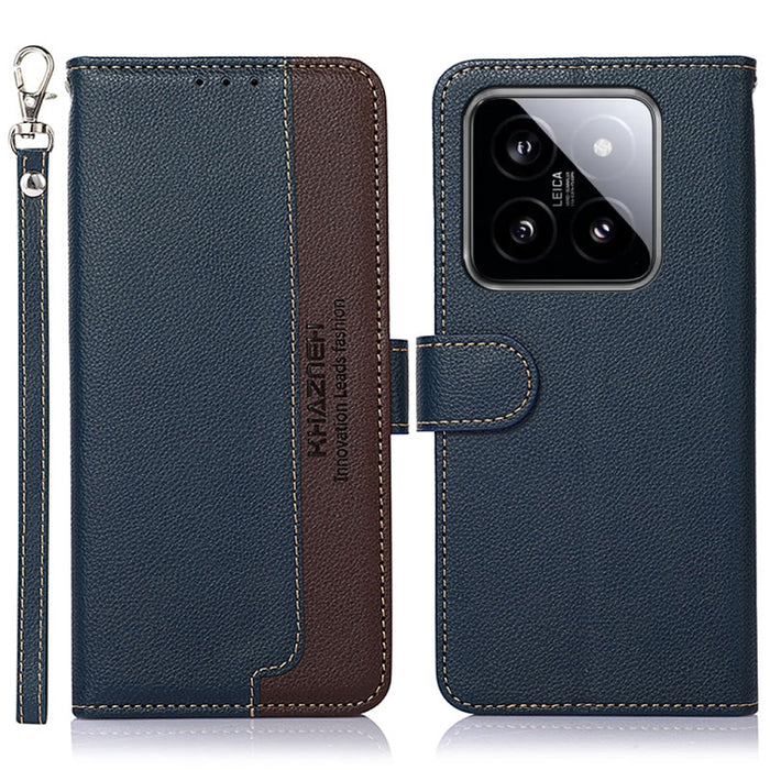 KHAZNEH Funda para teléfono RFID de cuero con textura Litchi, For Xiaomi Poco F6 / Redmi Turbo 3, For Xiaomi Poco F6 Pro, For Xiaomi Redmi K70 5G / K70 Pro 5G, For Xiaomi Redmi A3, For Xiaomi Redmi Note 13 Pro 4G / POCO M6 Pro 4G                       ...