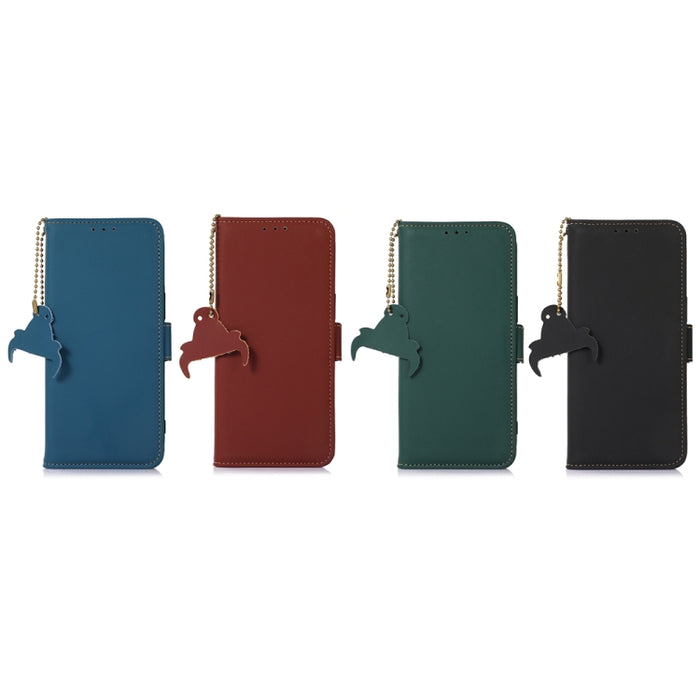 Estuche para teléfono de cuero RFID magnético de cuero genuino, For Xiaomi 13, For Xiaomi 13 Pro