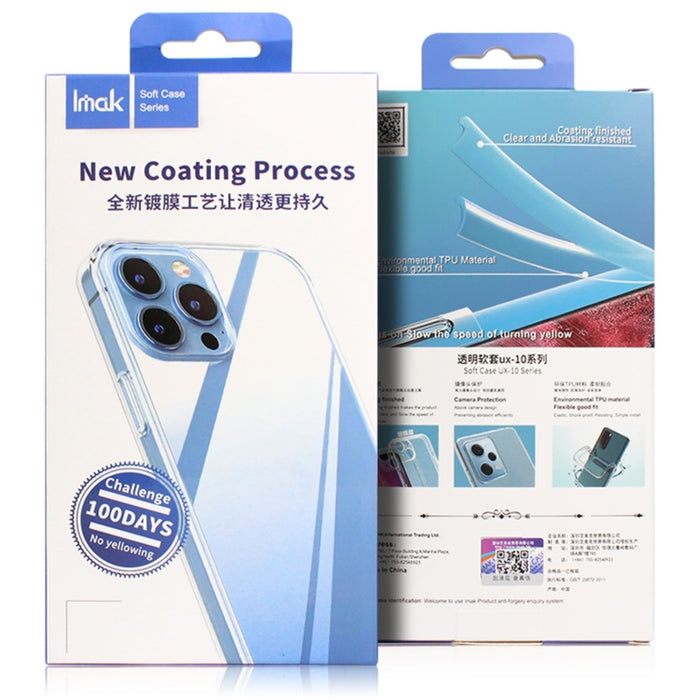 Estuche para teléfono de TPU transparente a prueba de golpes de la serie IMAK UX-10, For Xiaomi Redmi K60 5G / K60 Pro 5G / Poco F5 Pro 5G, For Xiaomi Redmi K60E 5G, For Xiaomi 13 5G, For Xiaomi 13 Pro 5G, For Motorola Moto X40 5G                      ...