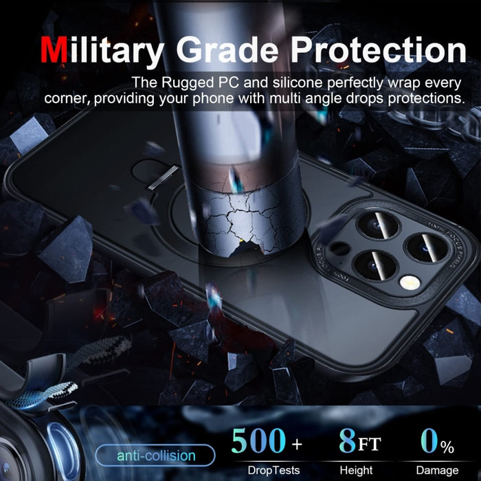 Estuche para teléfono 3 en 1 Skin Feel MagSafe Holder, For iPhone 14 Pro Max, For iPhone 14 Pro, For iPhone 14, For iPhone 14 Plus