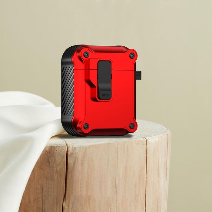 Estuche protector para auriculares Eagle a prueba de golpes con interruptor, For AirPods Pro 3, For AirPods Pro 2, For AirPods 3, For AirPods Pro, For AirPods 1 / 2