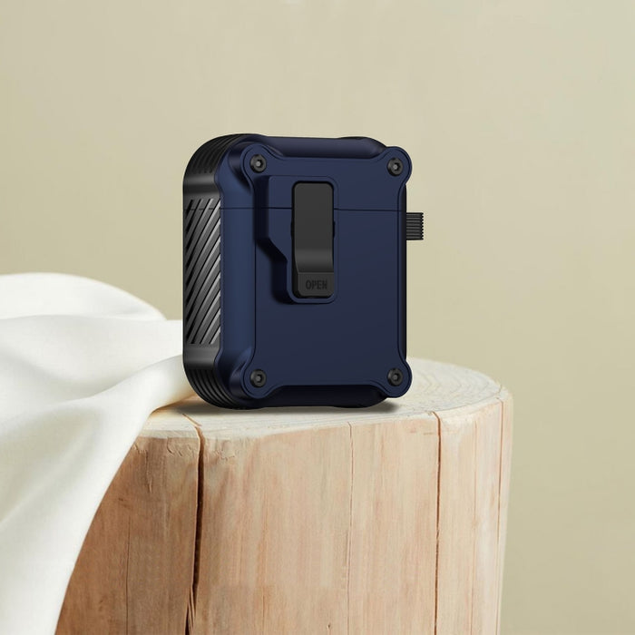 Estuche protector para auriculares Eagle a prueba de golpes con interruptor, For AirPods Pro 3, For AirPods Pro 2, For AirPods 3, For AirPods Pro, For AirPods 1 / 2