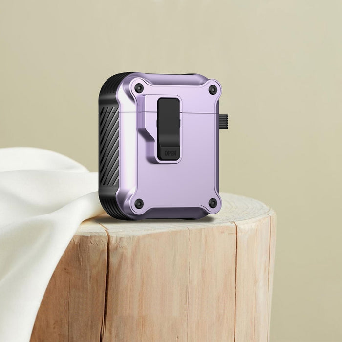 Estuche protector para auriculares Eagle a prueba de golpes con interruptor, For AirPods Pro 3, For AirPods Pro 2, For AirPods 3, For AirPods Pro, For AirPods 1 / 2