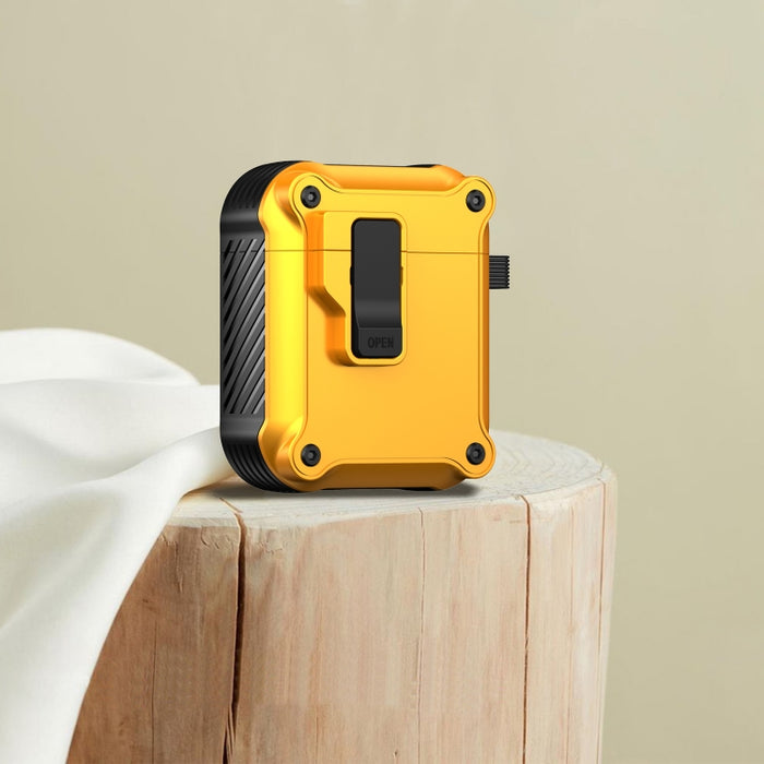 Estuche protector para auriculares Eagle a prueba de golpes con interruptor, For AirPods Pro 3, For AirPods Pro 2, For AirPods 3, For AirPods Pro, For AirPods 1 / 2