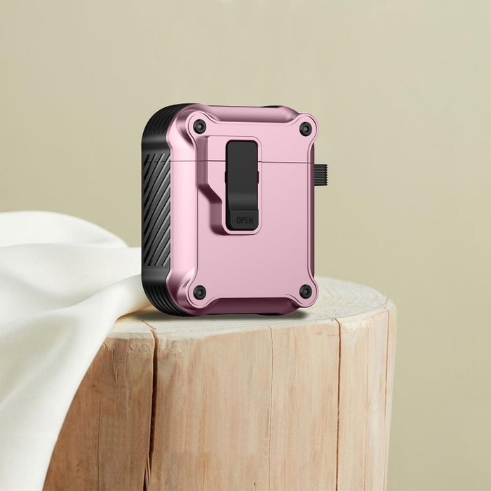 Estuche protector para auriculares Eagle a prueba de golpes con interruptor, For AirPods Pro 3, For AirPods Pro 2, For AirPods 3, For AirPods Pro, For AirPods 1 / 2