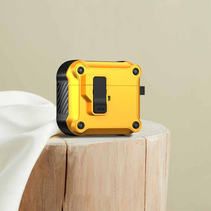 Estuche protector para auriculares Eagle a prueba de golpes con interruptor, For AirPods Pro 3, For AirPods Pro 2, For AirPods 3, For AirPods Pro, For AirPods 1 / 2