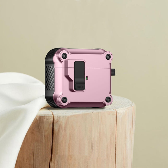 Estuche protector para auriculares Eagle a prueba de golpes con interruptor, For AirPods Pro 3, For AirPods Pro 2, For AirPods 3, For AirPods Pro, For AirPods 1 / 2