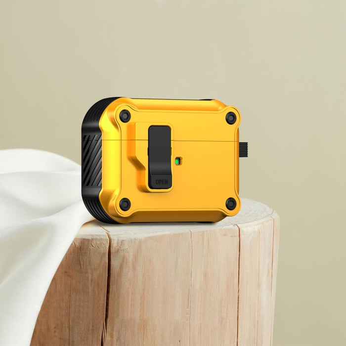 Estuche protector para auriculares Eagle a prueba de golpes con interruptor, For AirPods Pro 3, For AirPods Pro 2, For AirPods 3, For AirPods Pro, For AirPods 1 / 2