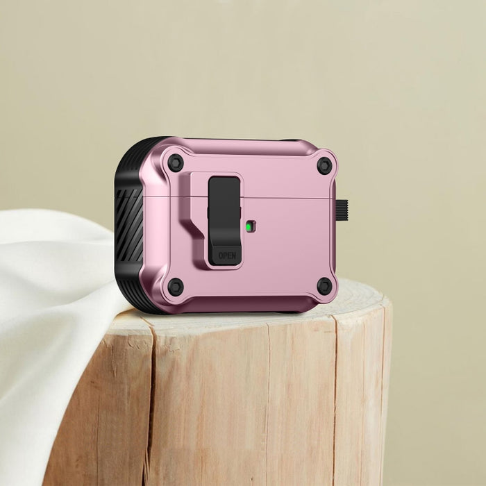 Estuche protector para auriculares Eagle a prueba de golpes con interruptor, For AirPods Pro 3, For AirPods Pro 2, For AirPods 3, For AirPods Pro, For AirPods 1 / 2