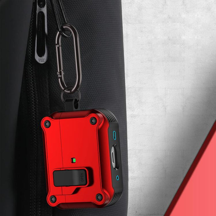 Estuche protector para auriculares Eagle a prueba de golpes con interruptor, For AirPods Pro 3, For AirPods Pro 2, For AirPods 3, For AirPods Pro, For AirPods 1 / 2