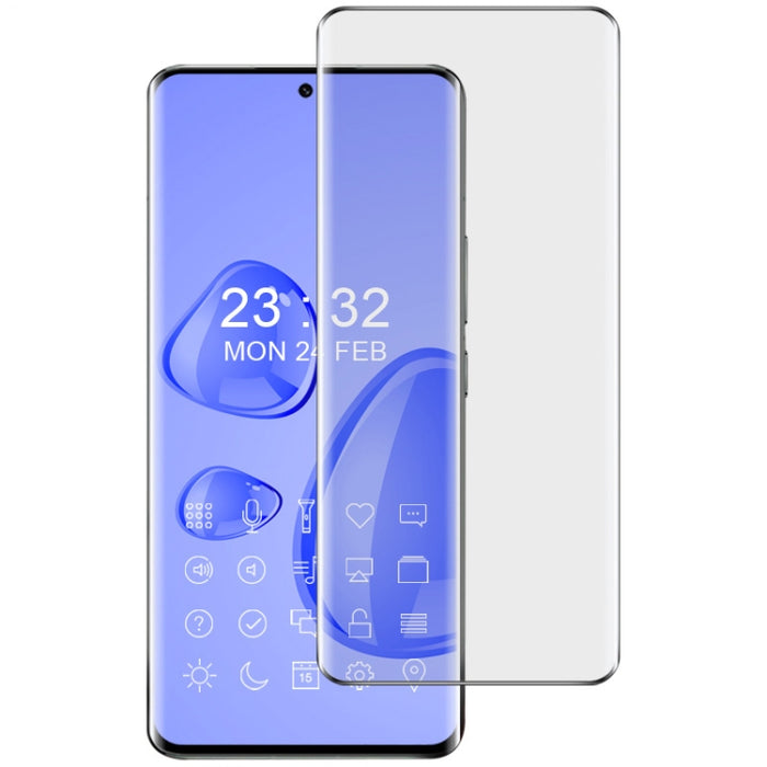 Película de vidrio templado de pantalla completa curva imak 3D, For OPPO Reno9 5G/Reno9 Pro 5G/Reno9 Pro+ 5G, For Realme 10 Pro+ 5G, For Xiaomi 13 Pro 5G
