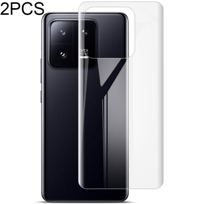 2 uds imak Protector de pantalla completa curvo película de hidrogel Protector trasero, For Xiaomi 13 5G, For Xiaomi 13 Pro 5G
