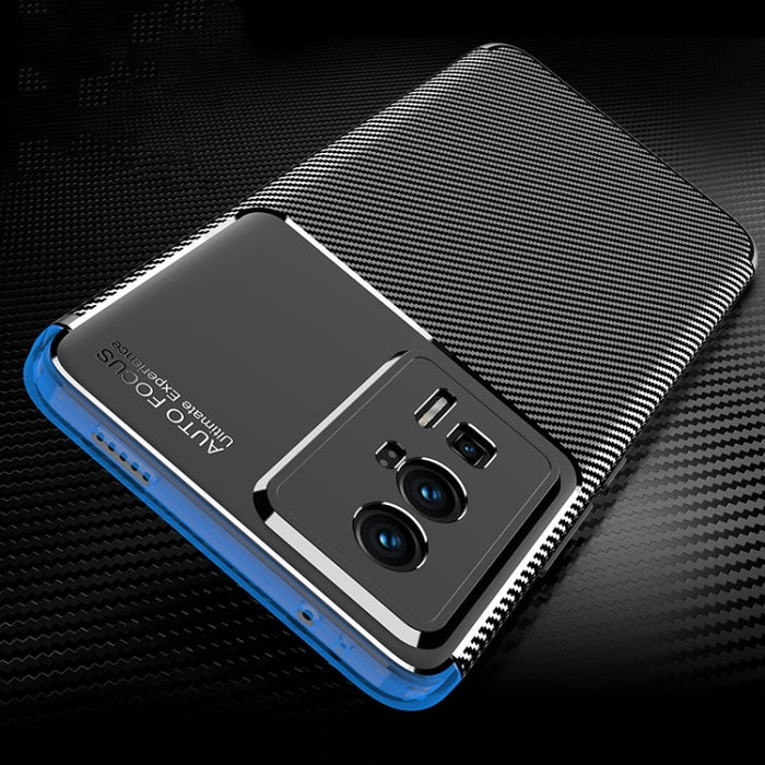 Funda de teléfono TPU a prueba de golpes con textura de fibra de carbono, For Xiaomi Redmi K60, For Xiaomi Redmi K60 Pro, For Xiaomi Redmi K60E