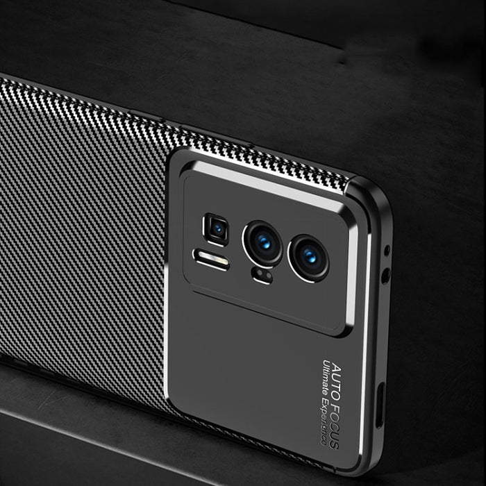 Funda de teléfono TPU a prueba de golpes con textura de fibra de carbono, For Xiaomi Redmi K60, For Xiaomi Redmi K60 Pro, For Xiaomi Redmi K60E