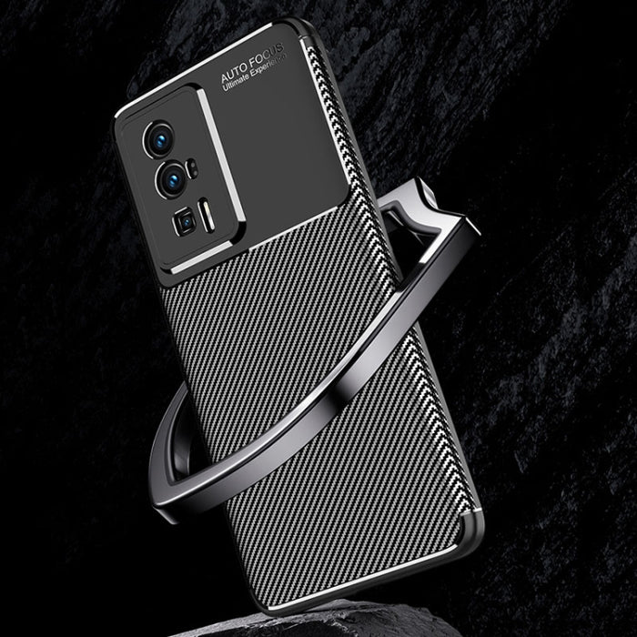 Funda de teléfono TPU a prueba de golpes con textura de fibra de carbono, For Xiaomi Redmi K60, For Xiaomi Redmi K60 Pro, For Xiaomi Redmi K60E