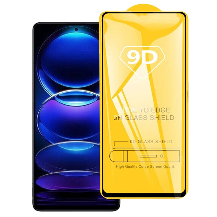 Película de vidrio templado de pantalla completa con pegamento completo 9D, For Xiaomi Redmi Note 12 Pro/12 Pro+ Global/12R Pro (1 PCS)