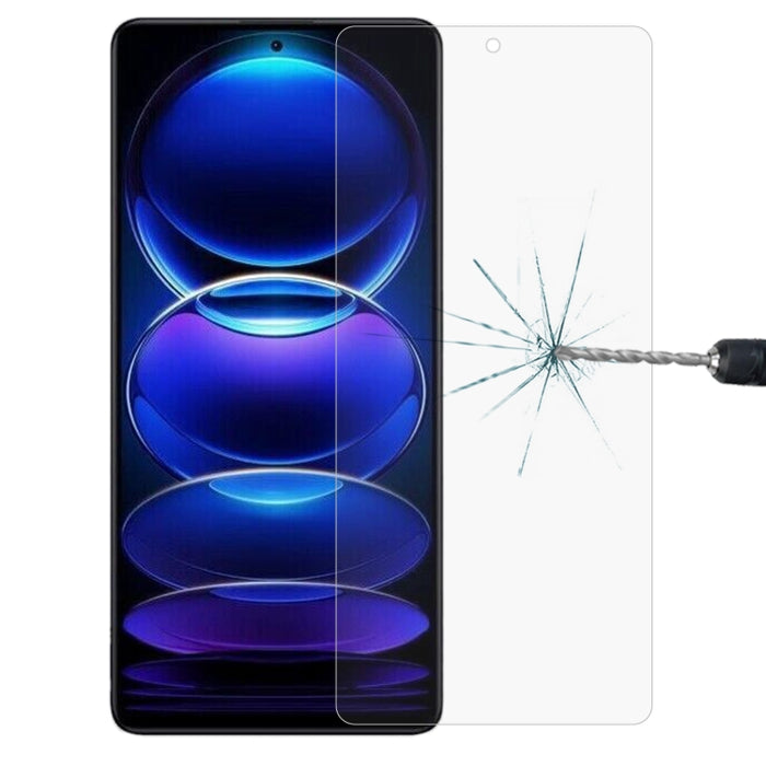 Película de vidrio templado 9H 2.5D de 0,26 mm, For Xiaomi Redmi Note 12 Pro 5G/12 Pro+ Global (1 PC)