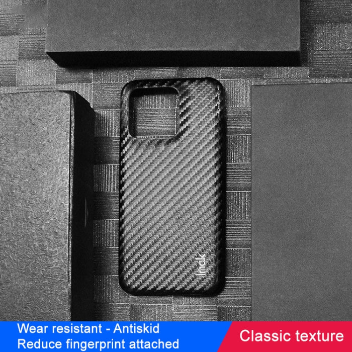IMAK Ruiyi Serie Fibra de carbono PU + PC Funda para teléfono, For Xiaomi 13 5G 7.98mm Glass Version, For Xiaomi 13 Pro 5G 8.38mm Ceramic Version