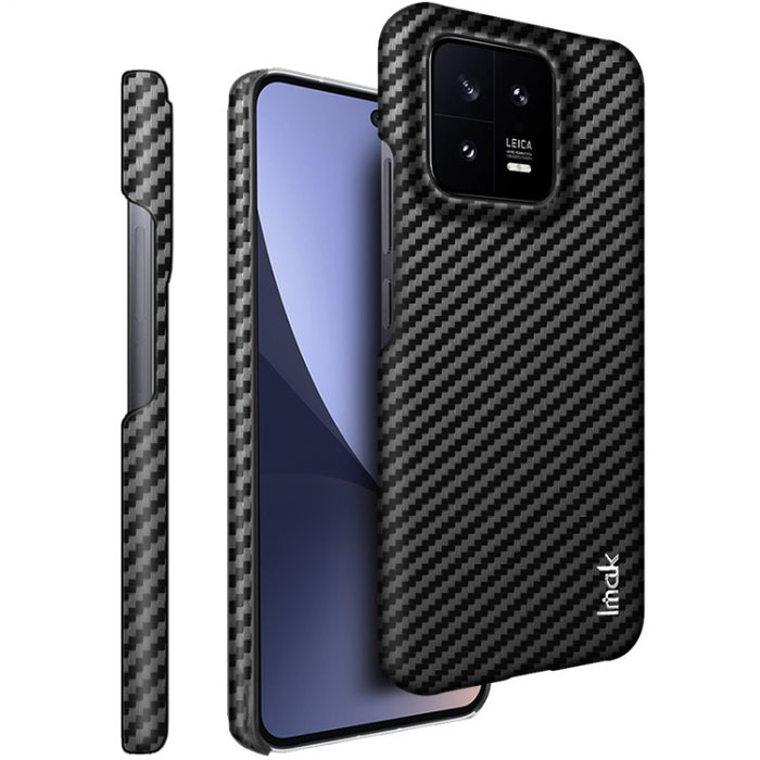 IMAK Ruiyi Serie Fibra de carbono PU + PC Funda para teléfono, For Xiaomi 13 5G 7.98mm Glass Version, For Xiaomi 13 Pro 5G 8.38mm Ceramic Version