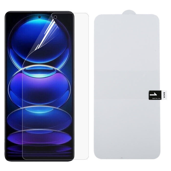 Protector de pantalla completa Película de hidrogel a prueba de explosiones, For Xiaomi Redmi Note 12 Pro/12 Pro+ Global/12R Pro (1 PC)