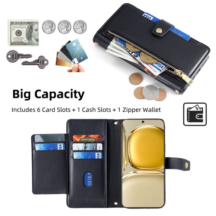 Estuche para teléfono de cuero con cremallera cruzada con textura de oveja, For Huawei P50, For Huawei P Smart Z / Enjoy 10 Plus, For Huawei Nova 10 Pro, For Huawei Mate 50, For Huawei Nova 10 SE, For Meizu Note 9, For Nokia C21 Plus, For Nokia X30 5G ...