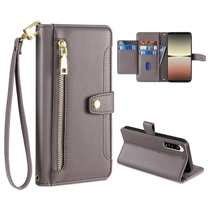 Estuche para teléfono de cuero con cremallera cruzada con textura de oveja, For Huawei P50, For Huawei P Smart Z / Enjoy 10 Plus, For Huawei Nova 10 Pro, For Huawei Mate 50, For Huawei Nova 10 SE, For Meizu Note 9, For Nokia C21 Plus, For Nokia X30 5G ...