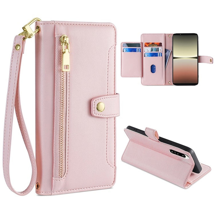 Estuche para teléfono de cuero con cremallera cruzada con textura de oveja, For Huawei P50, For Huawei P Smart Z / Enjoy 10 Plus, For Huawei Nova 10 Pro, For Huawei Mate 50, For Huawei Nova 10 SE, For Meizu Note 9, For Nokia C21 Plus, For Nokia X30 5G ...