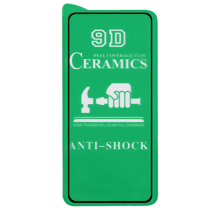 Película de cerámica de pegamento completo de pantalla completa 9D de 25 piezas, For Xiaomi Redmi Note 12 Pro/12 Pro+ Global/12R Pro (25 PCS)