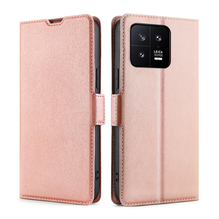 Estuche para teléfono de cuero con hebilla lateral de voltaje ultrafino, For Xiaomi 13, For Xiaomi 13 Pro, For Honor 80 SE, For Google Pixel 7a