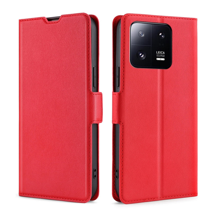 Estuche para teléfono de cuero con hebilla lateral de voltaje ultrafino, For Xiaomi 13, For Xiaomi 13 Pro, For Honor 80 SE, For Google Pixel 7a