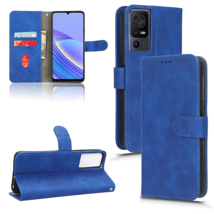 Estuche para teléfono de cuero con tapa magnética Skin Feel, For TCL 40SE, For Xiaomi Redmi K60 / K60 Pro, For ZTE Libero 5G III