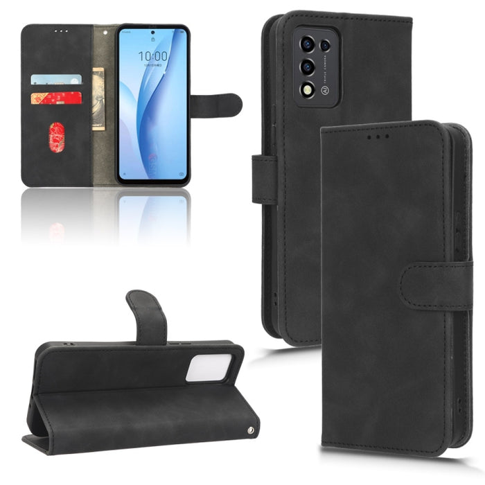 Estuche para teléfono de cuero con tapa magnética Skin Feel, For TCL 40SE, For Xiaomi Redmi K60 / K60 Pro, For ZTE Libero 5G III