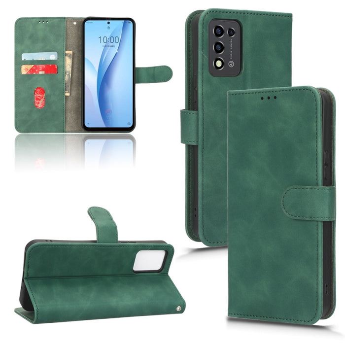 Estuche para teléfono de cuero con tapa magnética Skin Feel, For TCL 40SE, For Xiaomi Redmi K60 / K60 Pro, For ZTE Libero 5G III